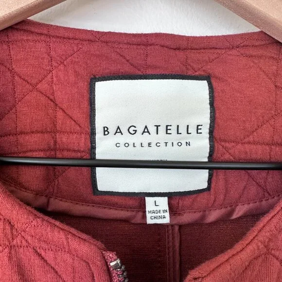 Bagatelle Cora Quilted Cropped Jacket size L - Picture 3 of 4